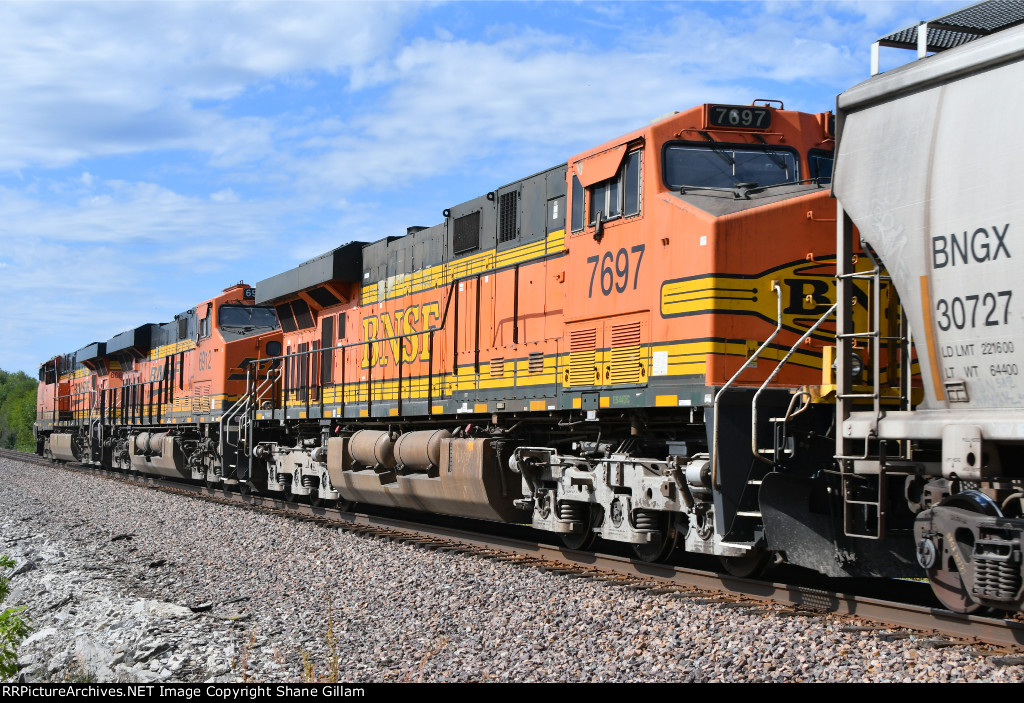 BNSF 7697 Roster shot